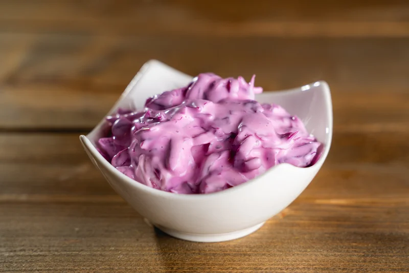 Coleslaw saláta 1 Házi coleslav káposztasaláta, éhes viking étteremben