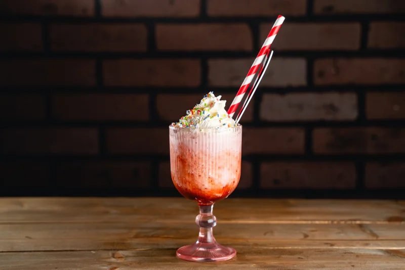 Eper Shake 1 Házi eper shake veresegyház Éhes Viking étteremben